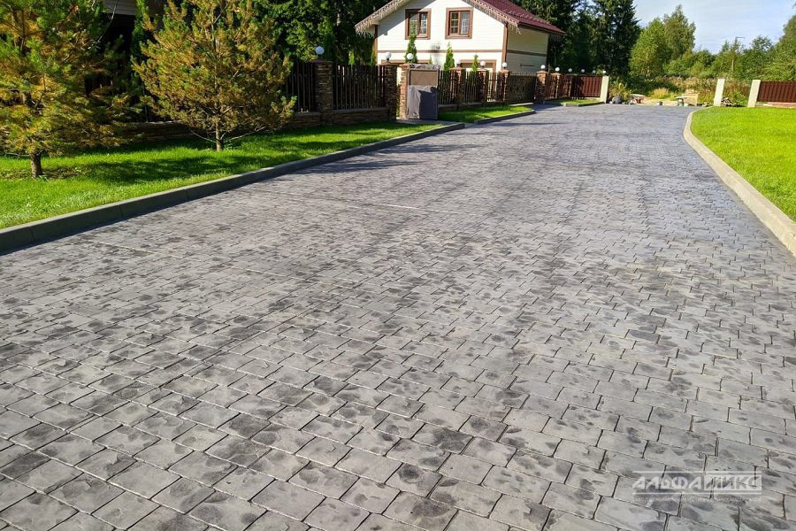 Парковка из бетона